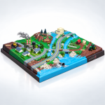 Air and Water Pollution 3D Model